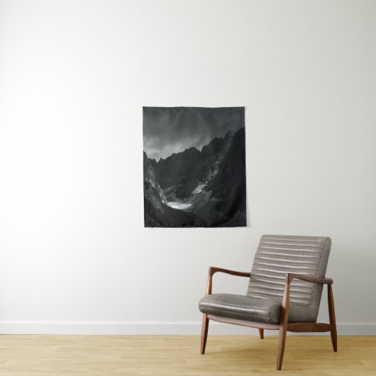 Sonnenlicht durch dunkle Wolken Wandteppich (Beispiel)