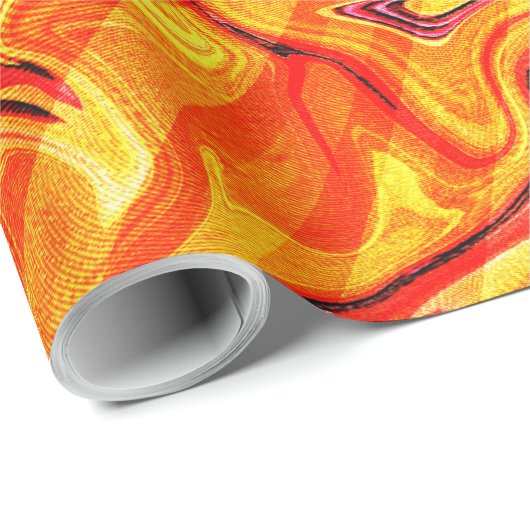 Sonnenlicht durch Flammen...... Geschenkpapier (Rolleneckpunkt)