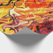 Sonnenlicht durch Flammen...... Geschenkpapier (Ecke)