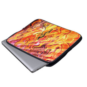 Sonnenlicht durch Flammen....... Laptopschutzhülle