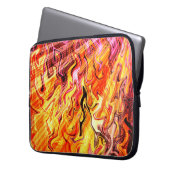 Sonnenlicht durch Flammen....... Laptopschutzhülle (Vorderseite Links)