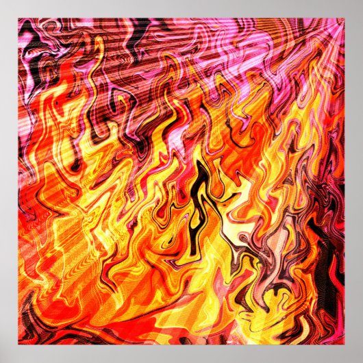 Sonnenlicht durch Flammen...... Poster (Vorne)