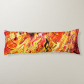 Sonnenlicht durch Flammen....... Seitenschläferkissen (Rückseite)