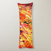 Sonnenlicht durch Flammen....... Seitenschläferkissen (Rückseite (Vertikal))
