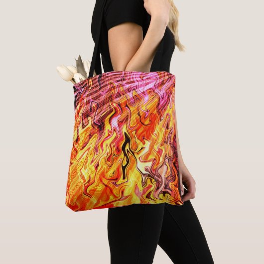 Sonnenlicht durch Flammen....... Tasche (Von Nahem)