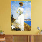 Sonnenlicht durch Frank Benson Leinwanddruck (Insitu (Wohnzimmer))