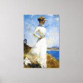 Sonnenlicht durch Frank Benson Leinwanddruck (Vorderseite)