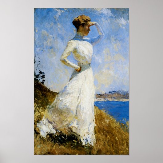 Sonnenlicht durch Frank Benson Poster (Vorne)