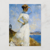 Sonnenlicht durch Frank Benson Postkarte (Vorderseite)