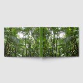 Sonnenlicht durch Regenwaldkanopie tropisches Grün Gästebuch (Voll)