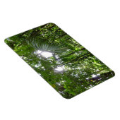 Sonnenlicht durch Regenwaldkanopie tropisches Grün Magnet (Rechte Seite)