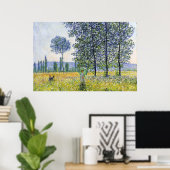 Sonnenlicht-Effekt unter den Poplars Claude Monet Poster (Heimbüro)