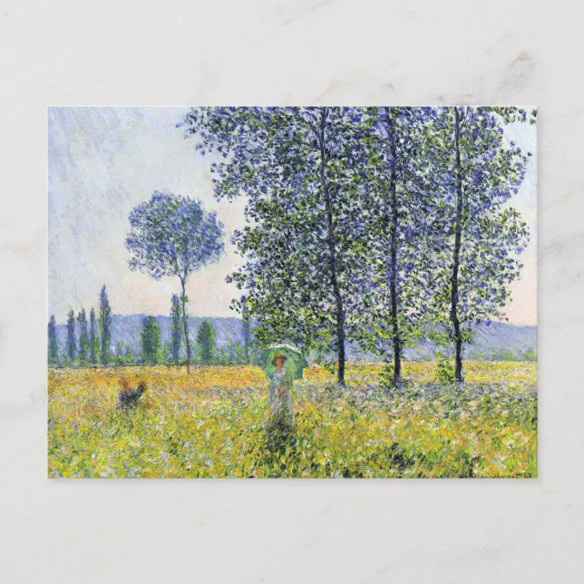 SonnenlichtEffekt unter den Poplars Claude Postkarte Zazzle.de