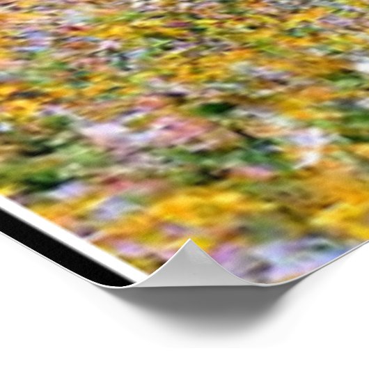 Sonnenlicht-Effekt unter den Poplars, Impressionis Poster (Ecke)