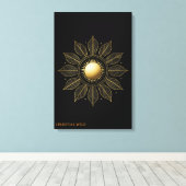 Sonnenlicht Erbe Lorbeer Fine Art Leinwand (Insitu (Holzboden))