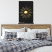Sonnenlicht Erbe Lorbeer Fine Art Leinwand (Insitu (Schlafzimmer))