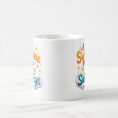 Sonnenlicht gemischt mit Seitenblick-Mug Kaffeetasse (Mittel)