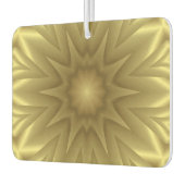 Sonnenlicht: Golden Yellow Floral Template Autolufterfrischer (Links)