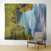 Sonnenlicht // Herbstfarbenwald Wandteppich (Beispiel (Horizontal))