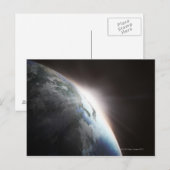 Sonnenlicht hinter der Erde 2 Postkarte (Vorne/Hinten)