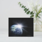 Sonnenlicht hinter der Erde 4 Postkarte (Stehend Vorderseite)