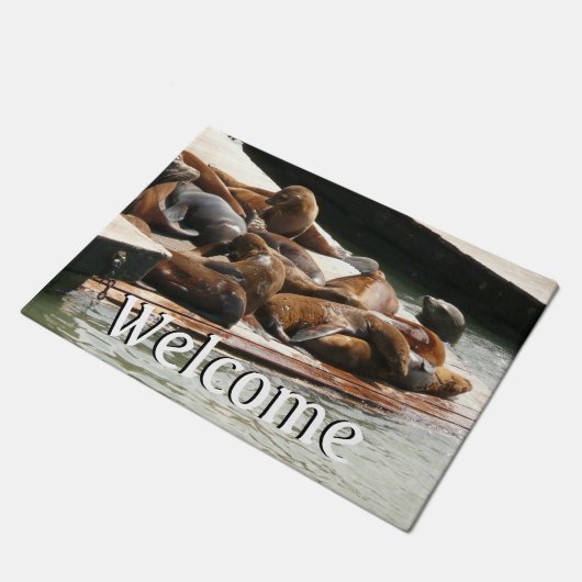 Sonnenlicht in San Francisco Fußmatte (Schrägansicht)