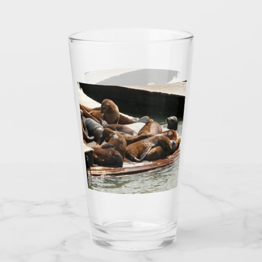 Sonnenlicht in San Francisco Glas (Rückseite)