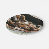 Sonnenlicht in San Francisco Pappteller (Schrägansicht)