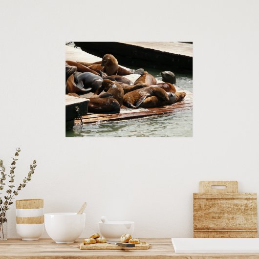 Sonnenlicht in San Francisco Poster (Küche)