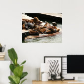 Sonnenlicht in San Francisco Poster (Heimbüro)