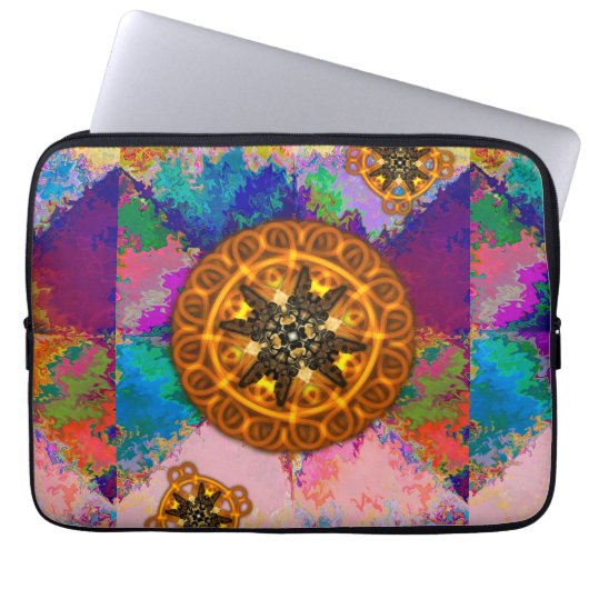 Sonnenlicht Laptopschutzhülle (Vorderseite)