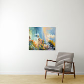 Sonnenlicht mediterrane Küste Impressionistische K Wandteppich (Beispiel (Horizontal))