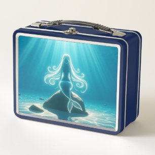 Sonnenlicht, Meerjungfrau Metall Brotdose