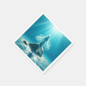 Sonnenlicht, Meerjungfrau Serviette (Ecke)