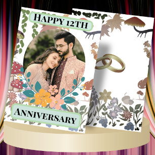 Sonnenlicht Momente, 12 Jahre wachsende Liebe Karte