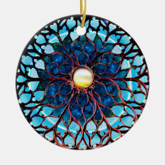 Sonnenlicht nach Sturm Keramik Ornament