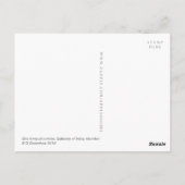 Sonnenlicht Postkarte (Rückseite)