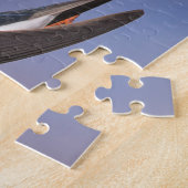 Sonnenlicht Profil eines Baumschlucks Songbird Puzzle (Seite)