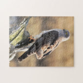 Sonnenlicht Profil eines männlichen nördlichen Har Puzzle (Horizontal)