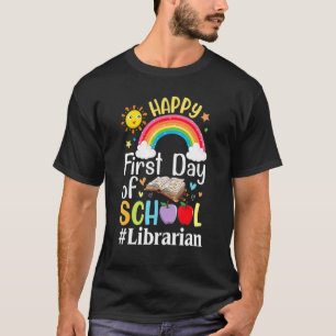 Sonnenlicht Regenbogen Bücher glücklich ersten Tag T-Shirt