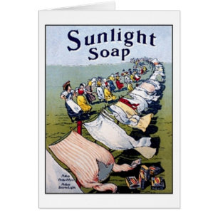Sonnenlicht-Seifenwerbung