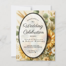 Sonnenlicht Sommersonnenblumen blühen Einladung