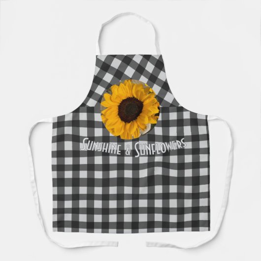 Sonnenlicht & Sonnenblumen Schürze (Vorderseite)