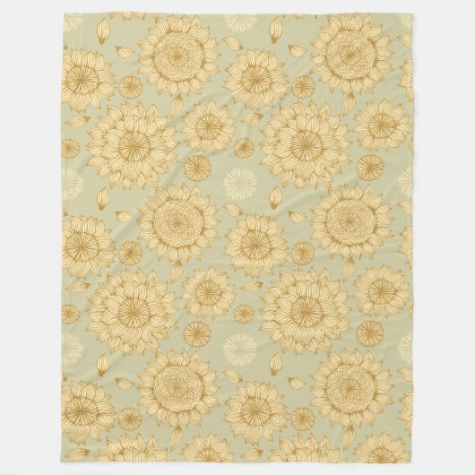 Sonnenlicht Stille II in Light Olive Fleece (Vorderseite)