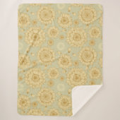 Sonnenlicht Stille II in Light Olive Sherpadecke (Vorderseite)