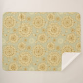 Sonnenlicht Stille II in Light Olive Sherpadecke (Vorderseite (Horizontal))