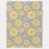 Sonnenlicht Stille II in Soft Blue Gray Fleecedecke (Vorderseite)