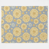 Sonnenlicht Stille II in Soft Blue Gray Fleecedecke (Vorderseite (Horizontal))