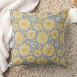Sonnenlicht Stille II in Soft Blue Gray Kissen