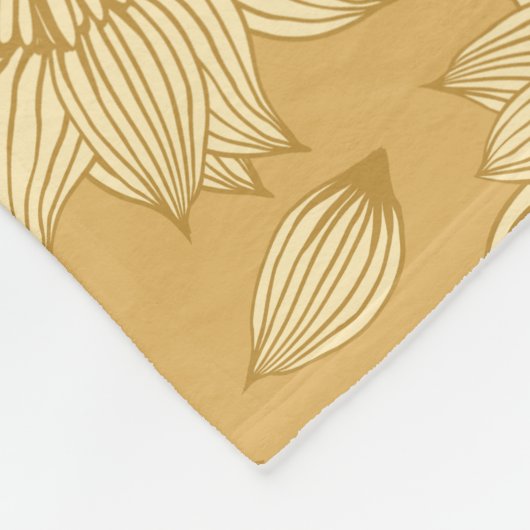 Sonnenlicht Stillness II in warmen Amber Fleece Bl (Ecke)